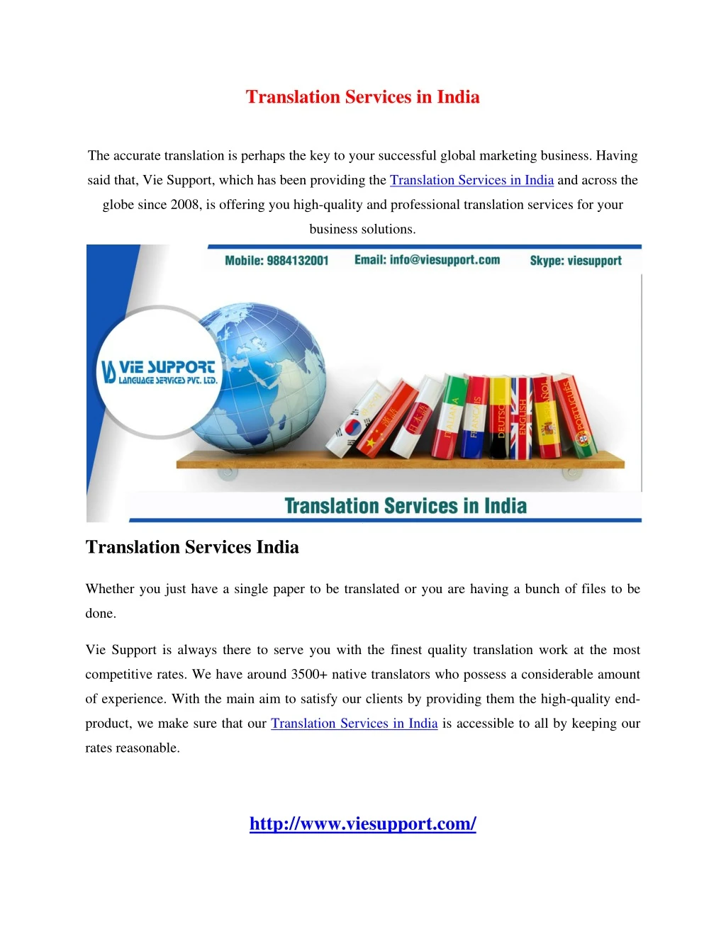 translation services in india