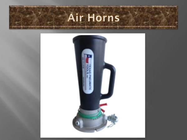 Venturi Air Horn