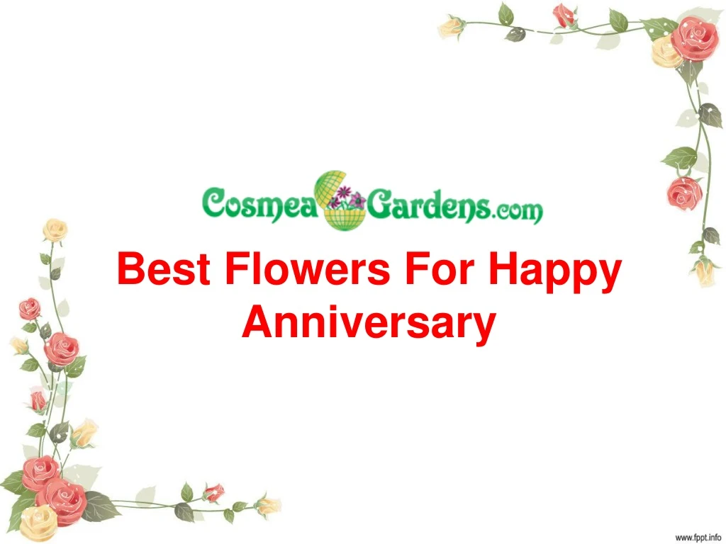 b est flowers for happy a nniversary