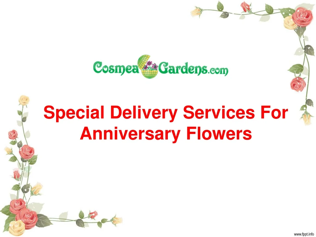 special delivery services for anniversary flowers