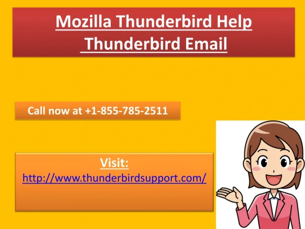 Mozilla Thunderbird Help | Call 1- 855-785-2511| Thunderbird Email Support