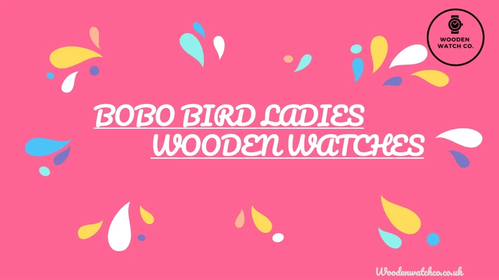 bobo bird ladies wooden watches