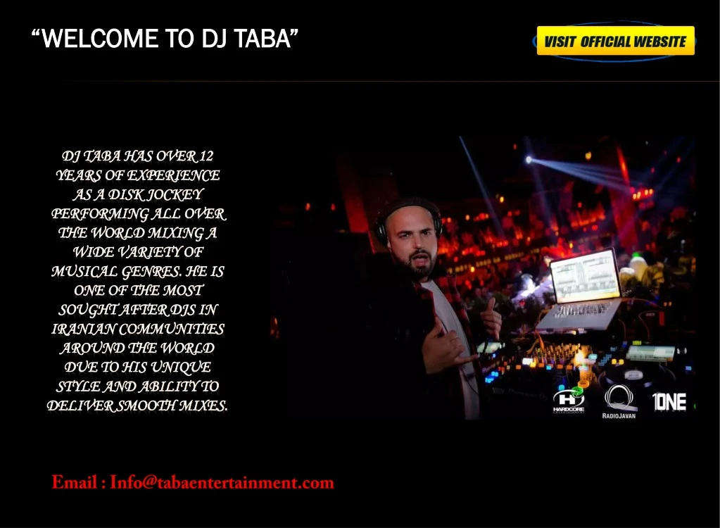 welcome to dj taba