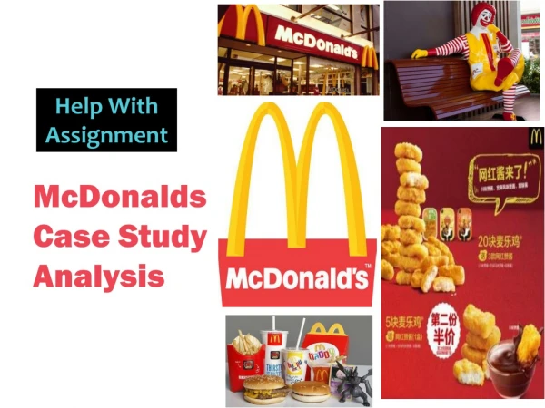 McDonalds Case Study Analysis- Help With Assignment