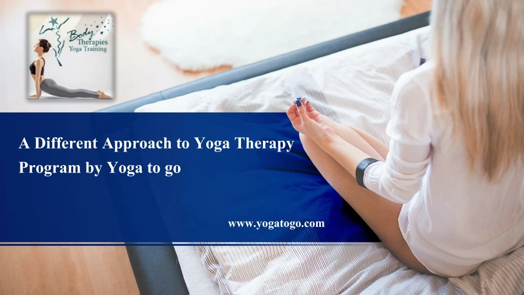 a different approach to yoga therapy program