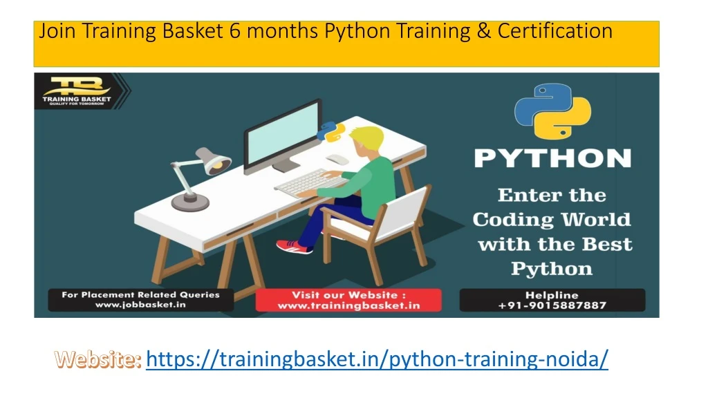 join training basket 6 months python training certification