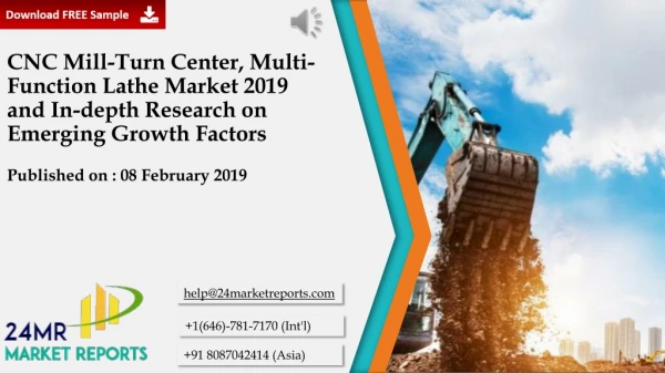 CNC Mill-Turn Center, Multi-Function Lathe Market 2019 and In-depth Research on Emerging Growth Factors