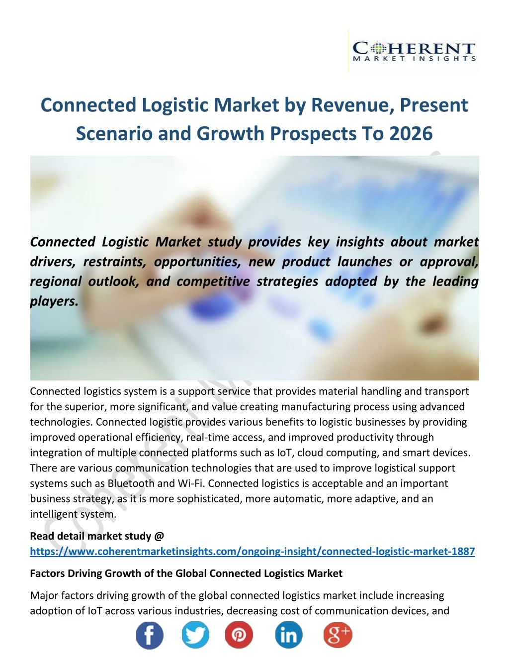 connected logistic market by revenue present