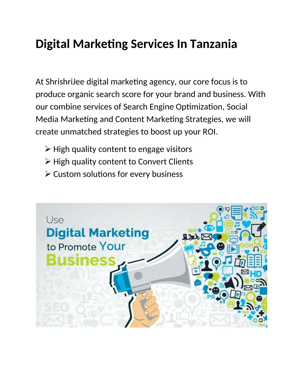 digital marketing services in tanzania