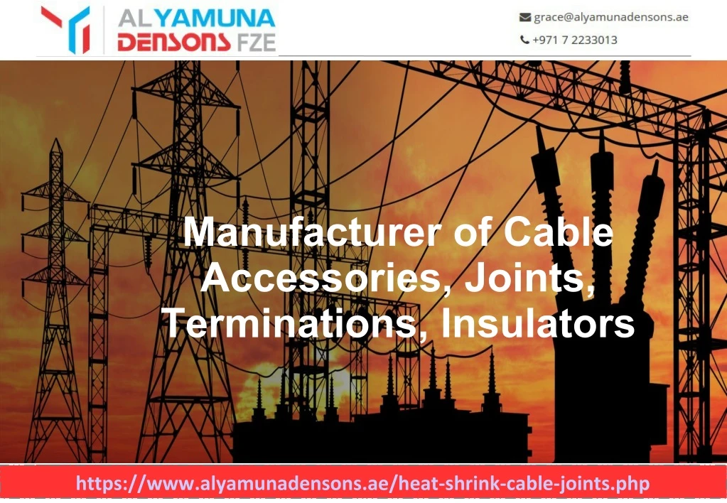 manufacturer of cable accessories joints