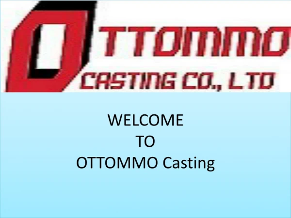 Pressure Die Casting | Aluminum Die Casting Process | OTTOMMO