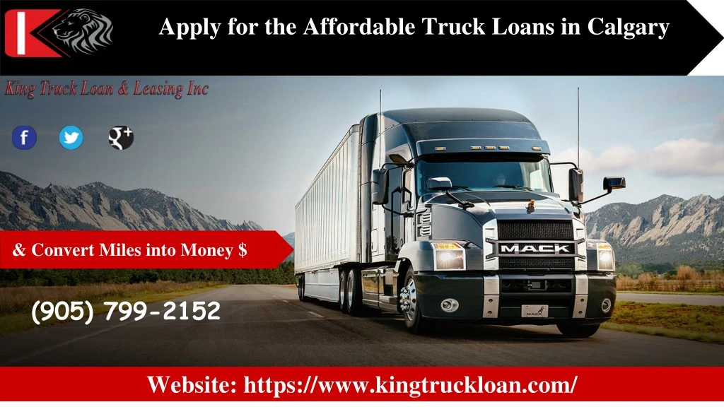 apply for the affordable truck loans in calgary