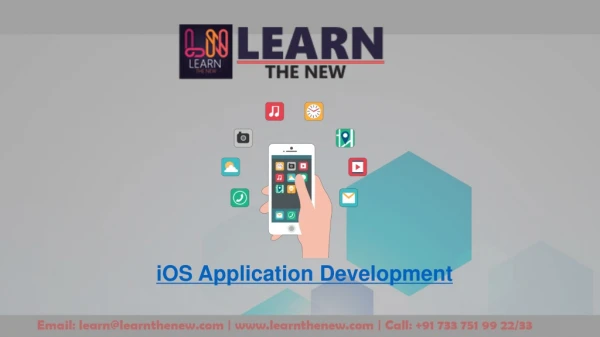 iOS app Development Training from Learn The New | Best IOS/iPhone App Development Online Training Course with Certificat