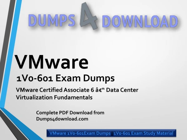 Latest Free 1V0-601 Exam Questions With Valid 1V0-601 Dumps