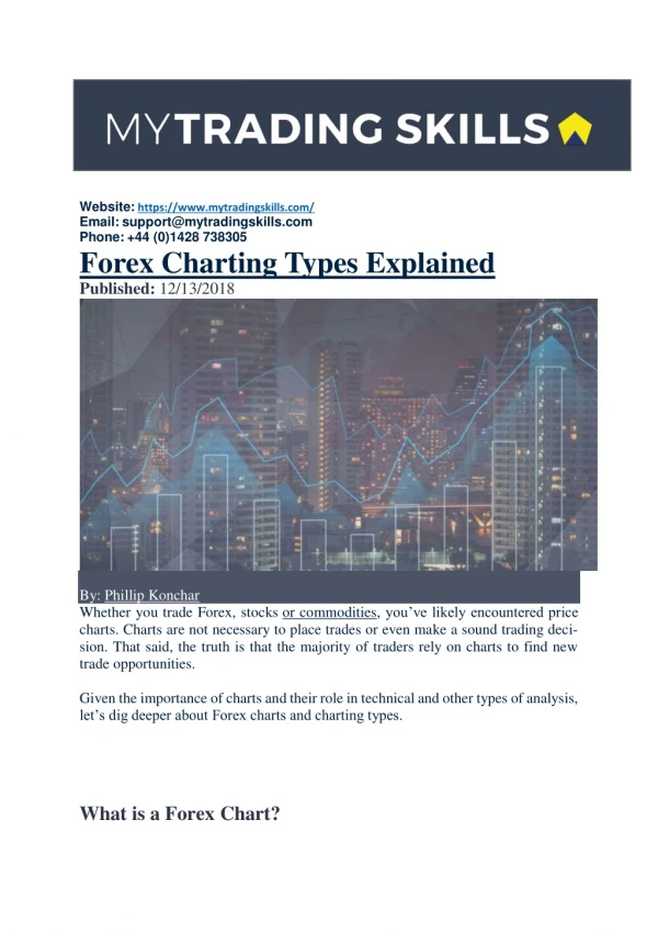 Forex Charting Types Explained
