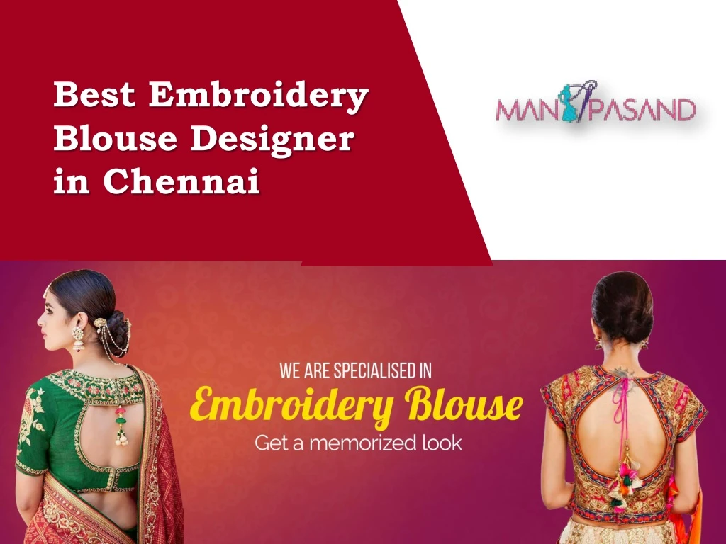 best embroidery blouse designer in chennai