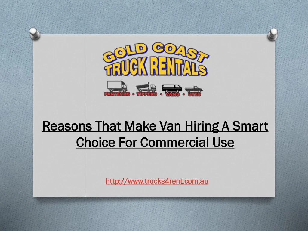 reasons that make van hiring a smart choice