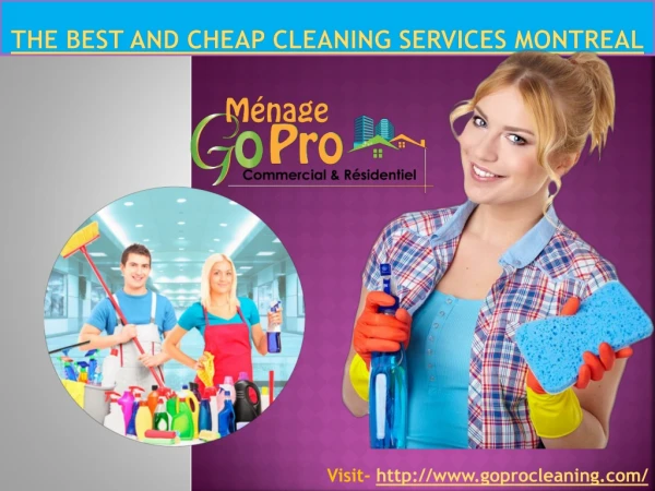 The Best and Cheap Cleaning Services in Montreal
