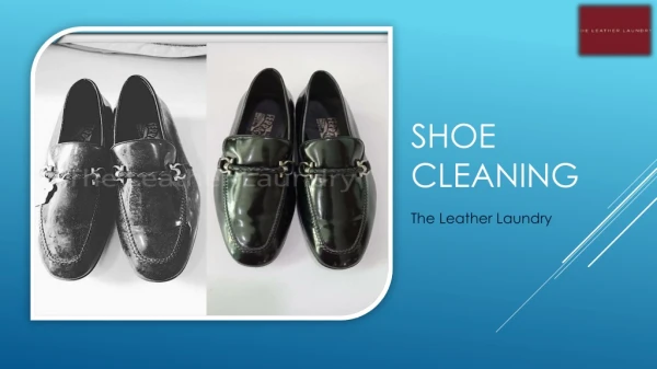 Shoe Cleaning - The Leather Laundry