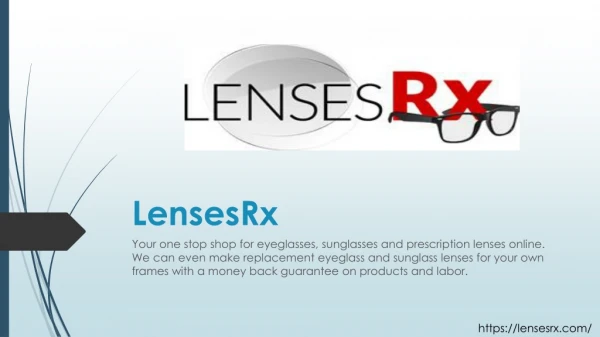 Buy Online High Quality Lenses and Sunglasses | LensesRx