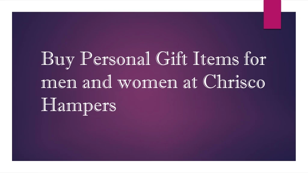 buy personal gift items for men and women