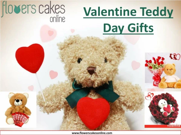 Send Valentine Teddy Day Gifts Online Delivery Services in India.