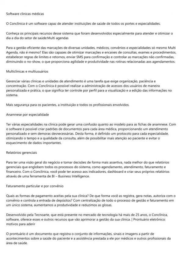 software clinicas m dicas