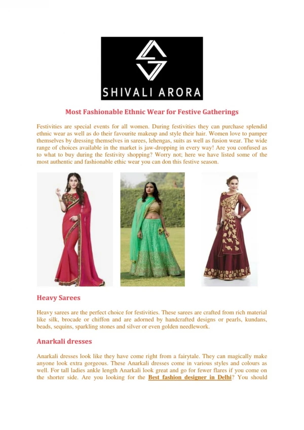 Lehenga Designer in Delhi