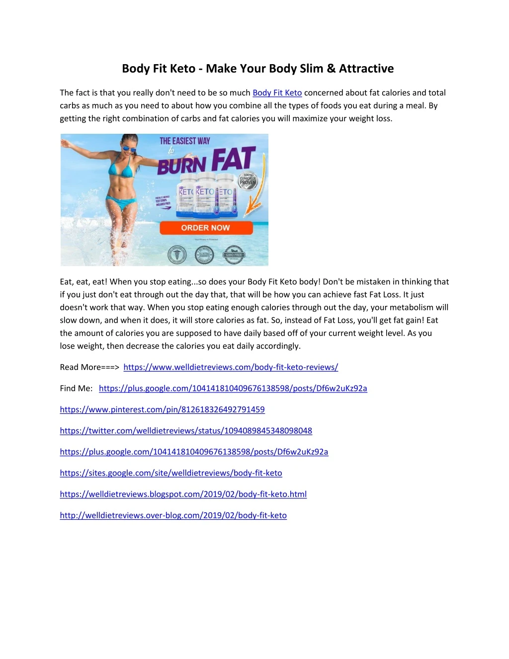 body fit keto make your body slim attractive