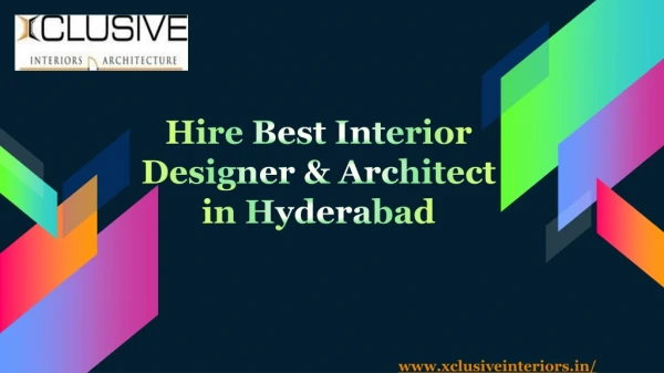 Hire best interior designer & architect in Hyderabad