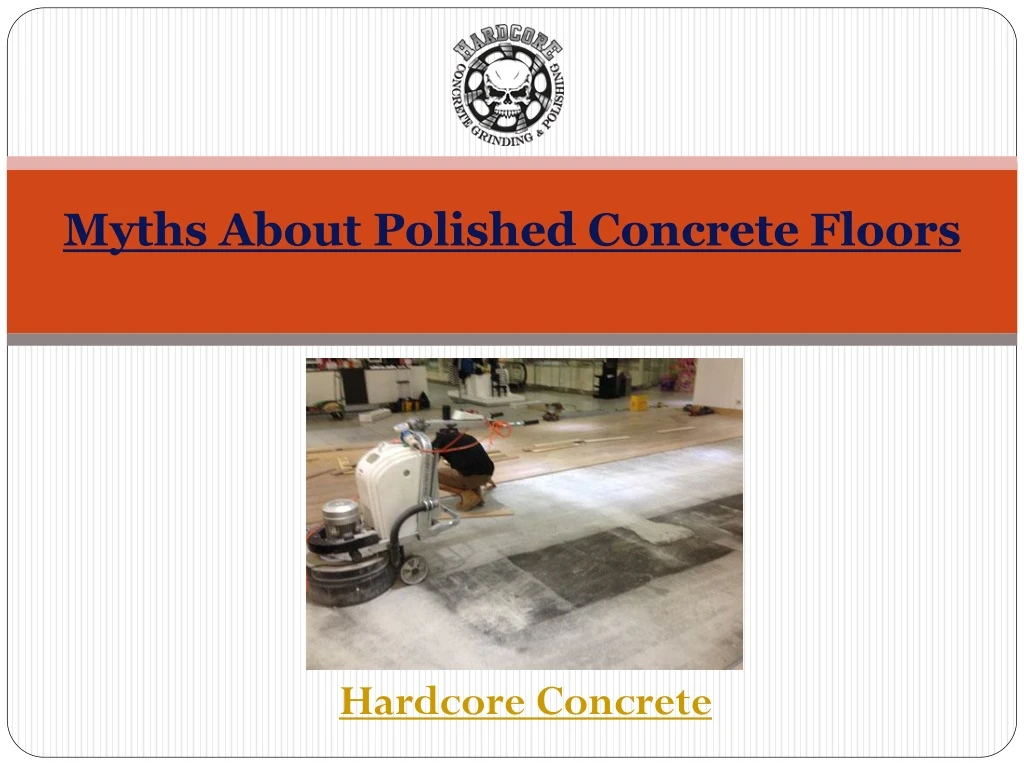 myths about polished concrete floors