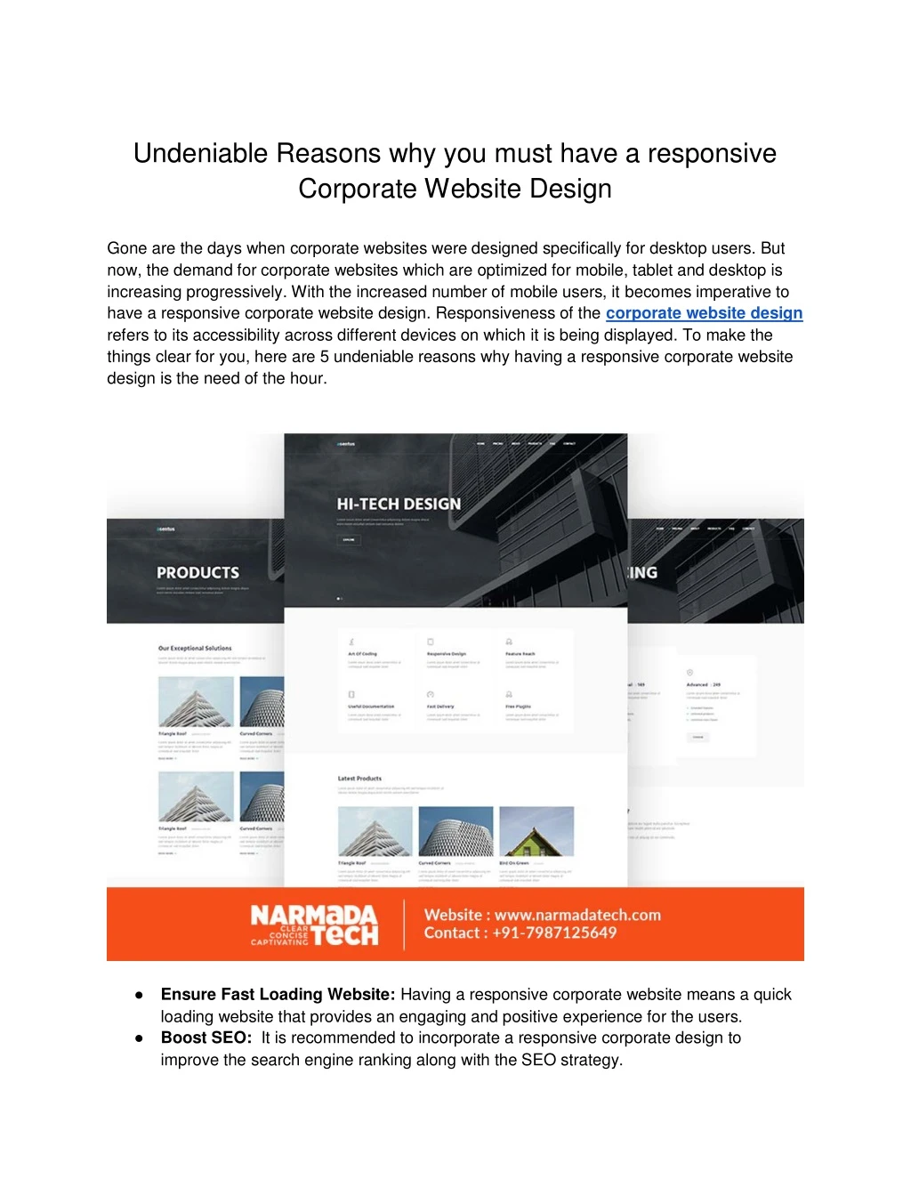 undeniable reasons why you must have a responsive