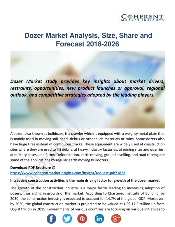 Dozer Market Focus on Research Methodology, Market Dynamics, Opportunities & Forecast 2026