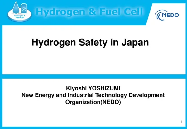 Hydrogen Safety in Japan
