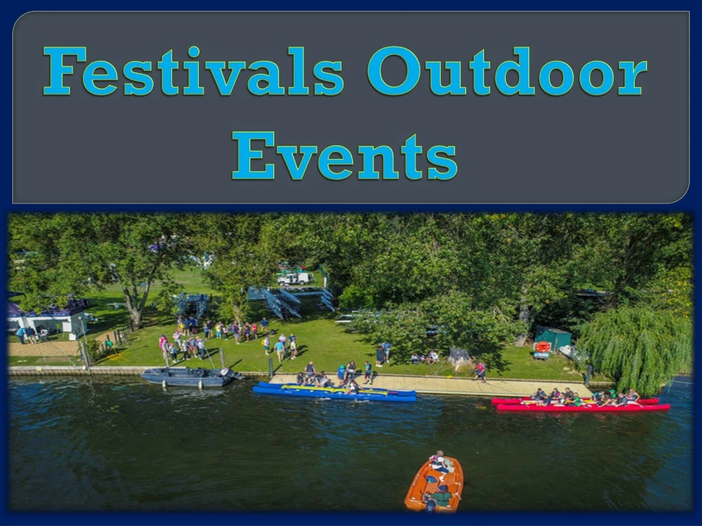 festivals outdoor events