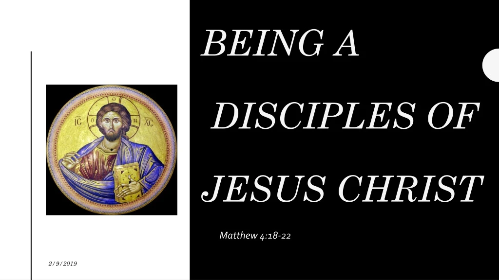 being a disciples of jesus christ