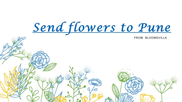Bloomsvilla for Prompt Send Flowers to Pune City