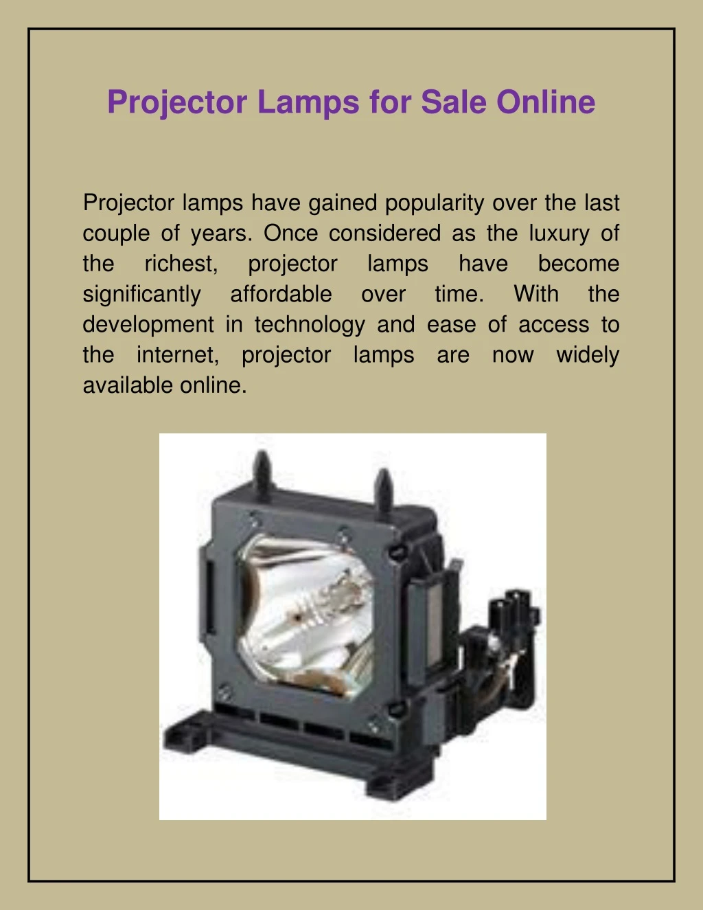 projector lamps for sale online