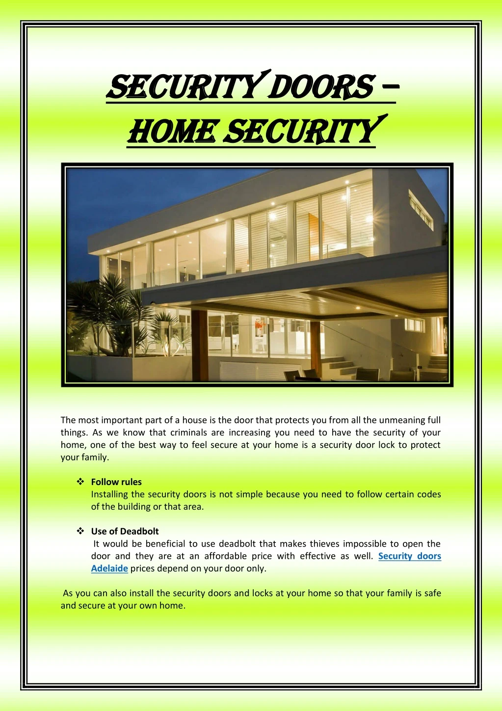 security do security doors h home ome s security