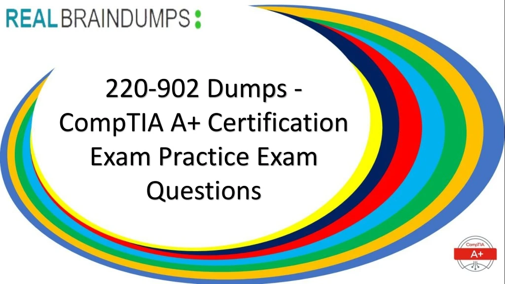 220 902 dumps comptia a certification exam