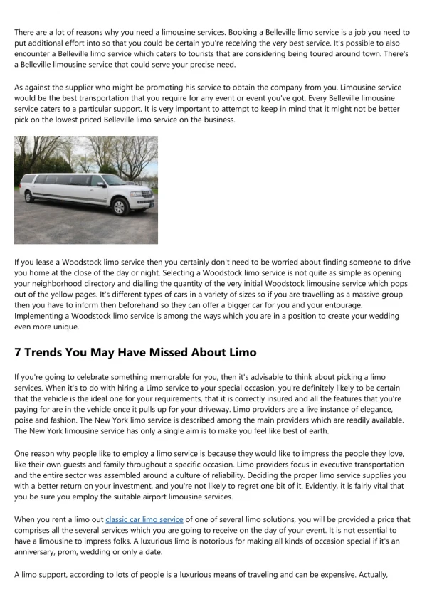 10 Fundamentals About Limousine Service In Maryland You Didn't Learn In School