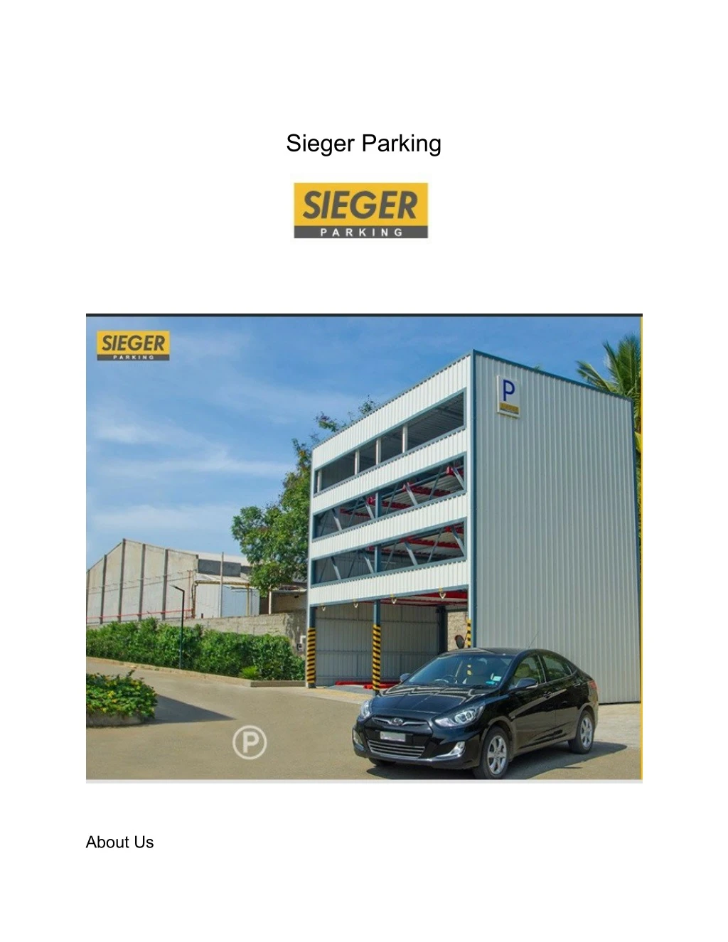 sieger parking