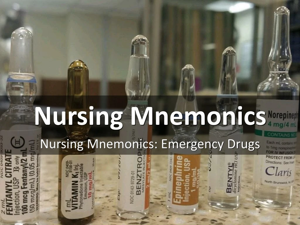 nursing mnemonics