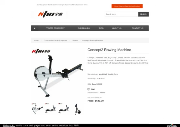 Concept 2 Rower for Sale Ntaifitness fitness equipment