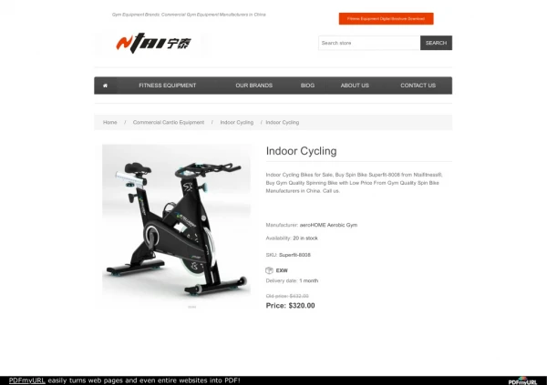 Precor Spinner for Sale Ntaifitness Commercial Gym Equipment Manufacturers in China