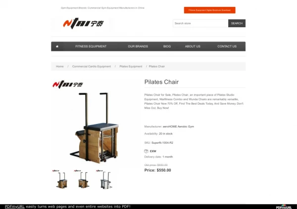 Pilates Chair for Sale Ntaifitness Pilates Equipment