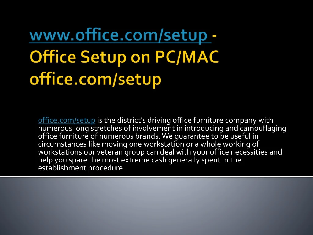 www office com setup office setup on pc mac office com setup