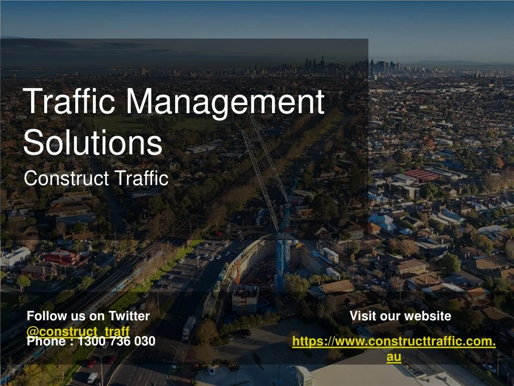 traffic management solutions
