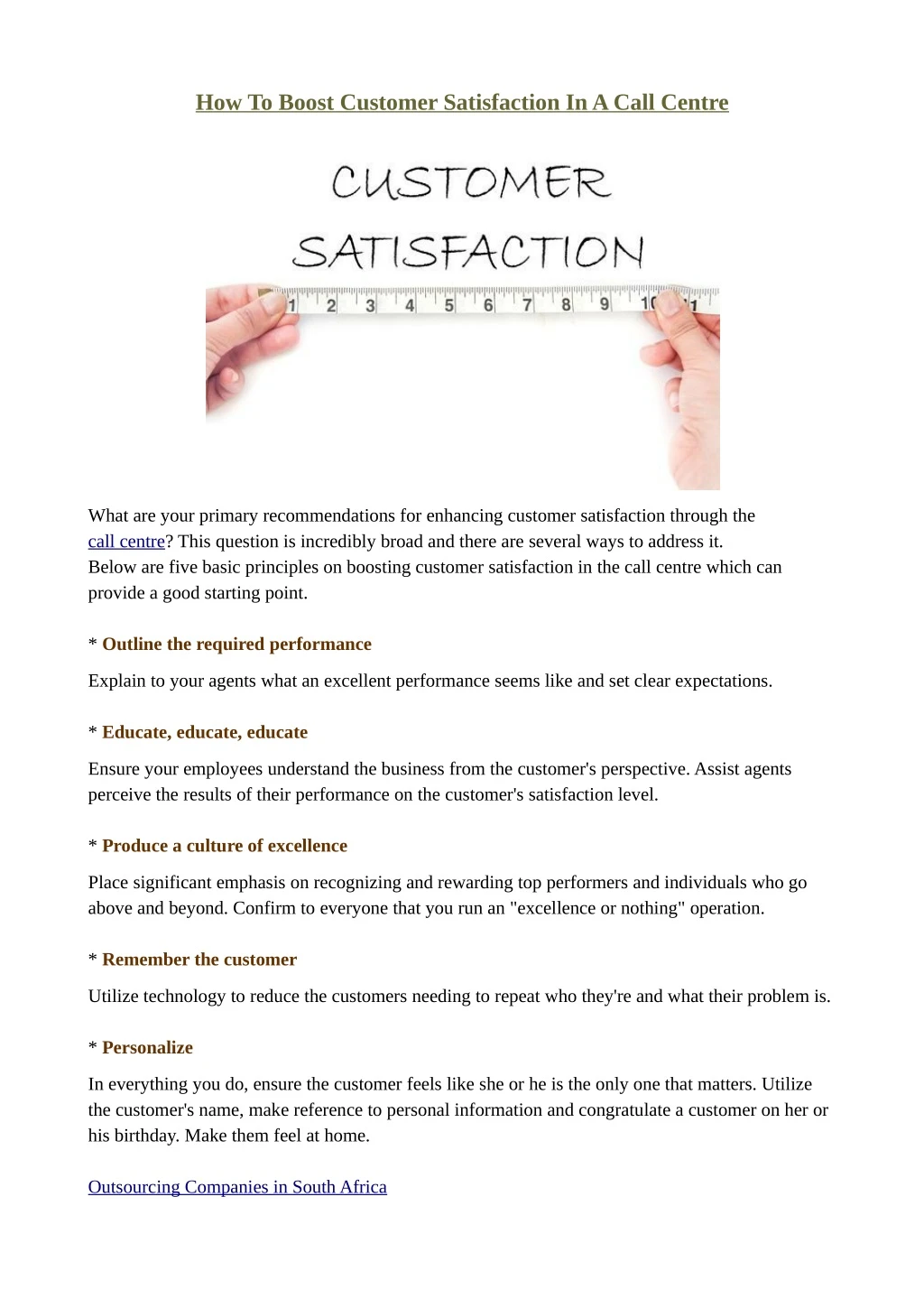 how to boost customer satisfaction in a call