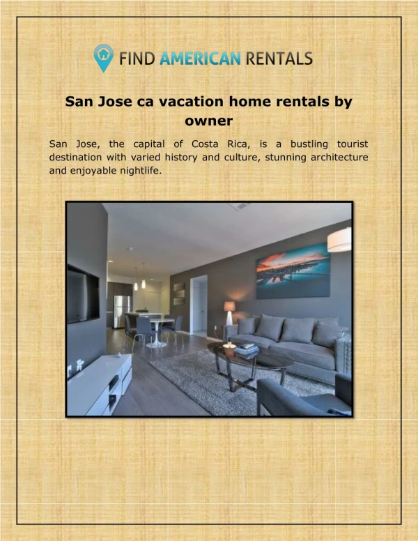 San jose ca vacation home rentals by owner